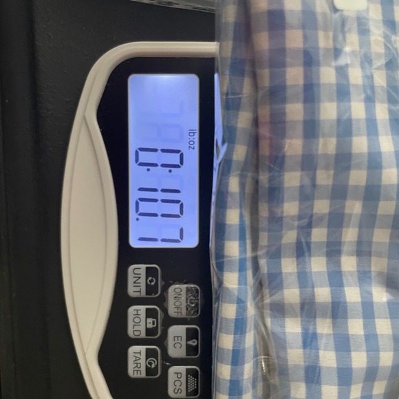 LL Bean Button Down Shirt Mens XXL‎ Tall Traditional Fit Blue Gingham Plaid Prep - Picture 6 of 7